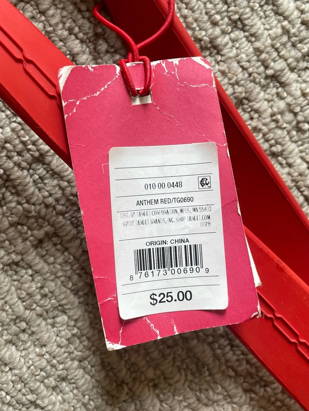 Hunter rubber tote red - Picture 6 of 8